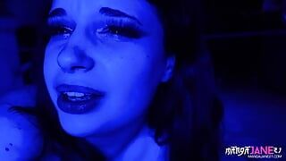 fucking my hot alien dildo watch me cum while i play with my dildo