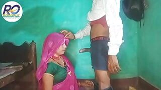 Sexy video of stepmother and stepson was getting ready to go to the market and fucked after getting a chance Hindi Clear Voice