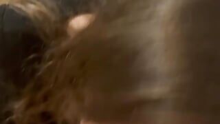 walk in the park and blowjob with 18 year old wife with continuation of blowjob at home